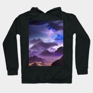 Cosmic Mountains Hoodie